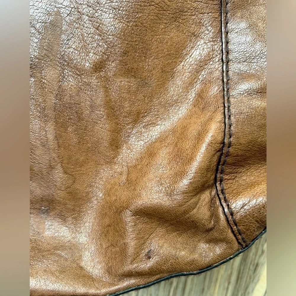 Vintage Fossil Leather Shoulder Bag